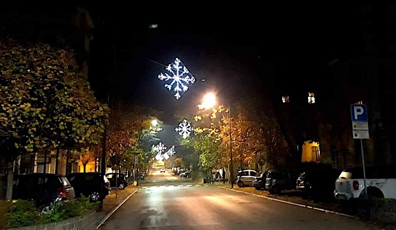 A Valenza l'accensione delle luminarie di Natale